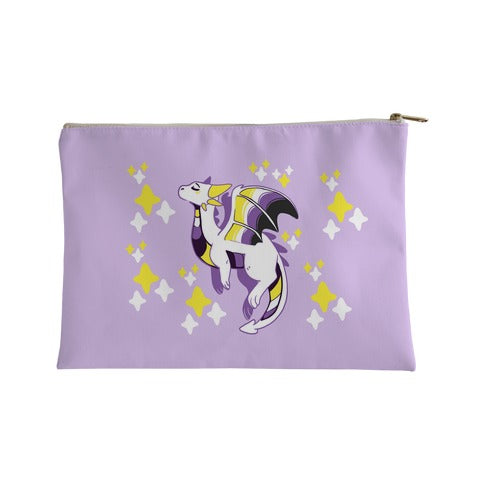 Non-Binary Pride Dragon Accessory Bag