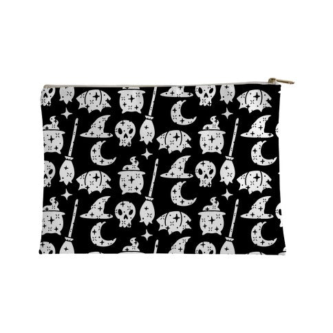 Sparkle Witch Pattern Accessory Bag