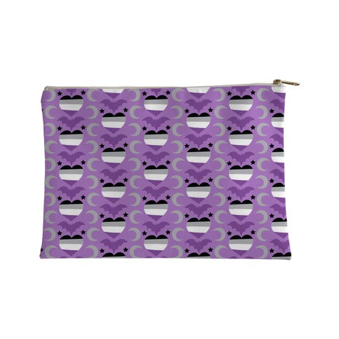 Spooky Asexual Pattern Accessory Bag