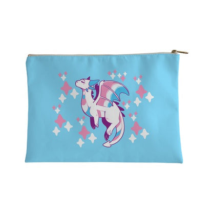 Trans Pride Dragon Accessory Bag