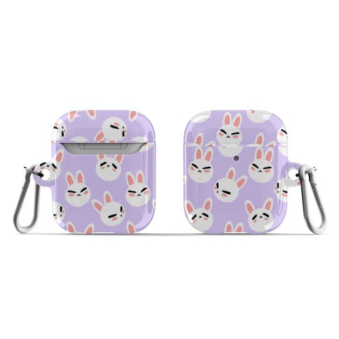 BunBun Pattern Lavendar AirPod Case