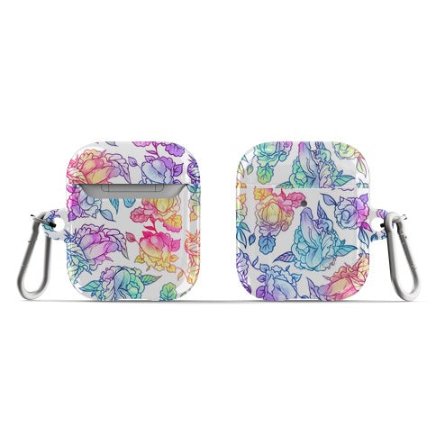 Floral Penis Rainbow AirPod Case