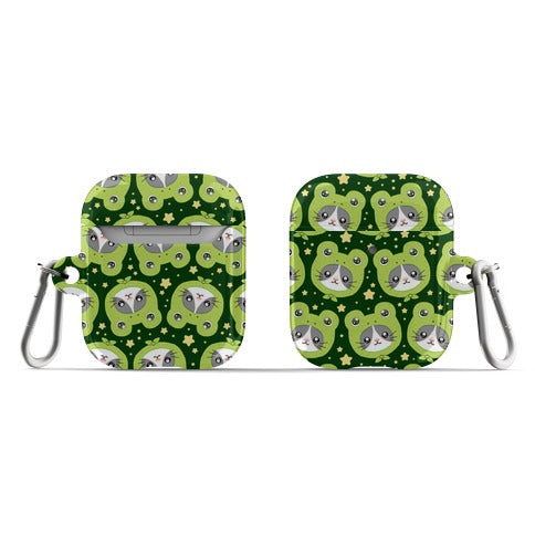 Frog Hat Cat AirPod Case
