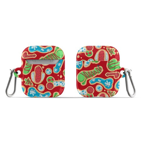 Phallic Christmas Cookies AirPod Case