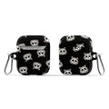 Raccoon Skull Pattern AirPod Case