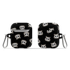 Raccoon Skull Pattern AirPod Case