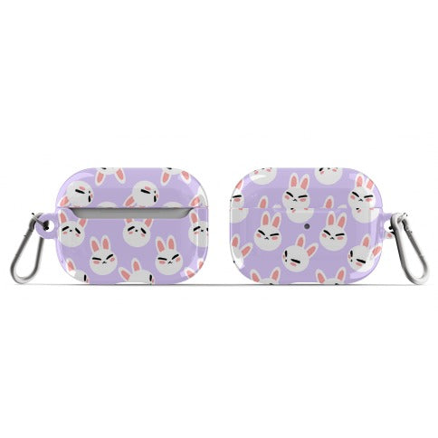 BunBun Pattern Lavendar AirPod Case