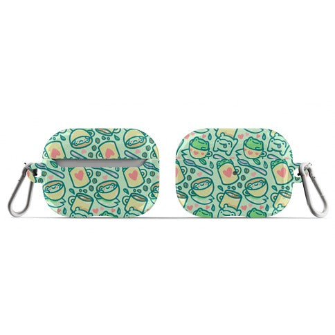 Coffee And Tea Frogs AirPod Case