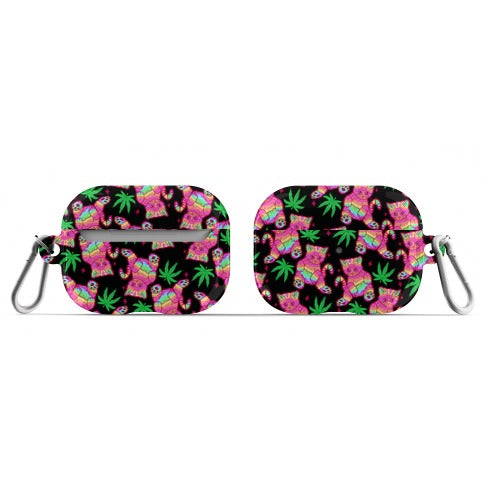 Rainbow Weed Kitty AirPod Case