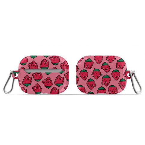 Strawboobies Pattern AirPod Case