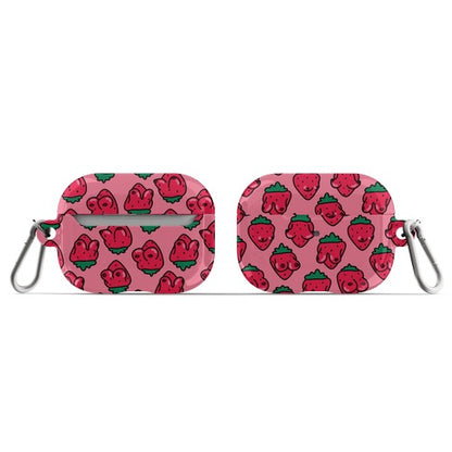 Strawboobies Pattern AirPod Case