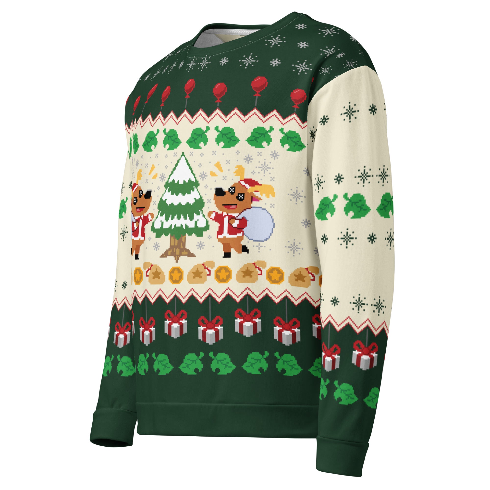Jingle Animal Crossing Ugly Christmas Sweater