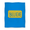 Believe Locker Room Poster Blanket