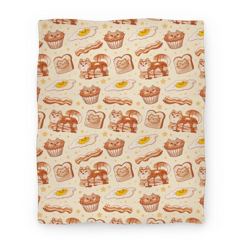 Breakfast Cats Blanket