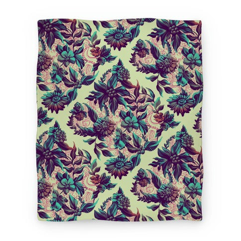 Garden Of Secret Horrors Blanket