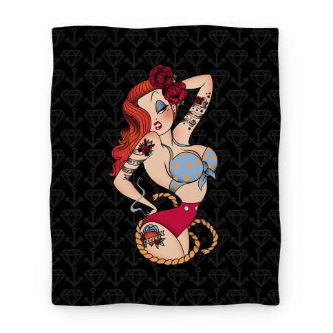 Pin-Up Tattoo Jessica Blanket