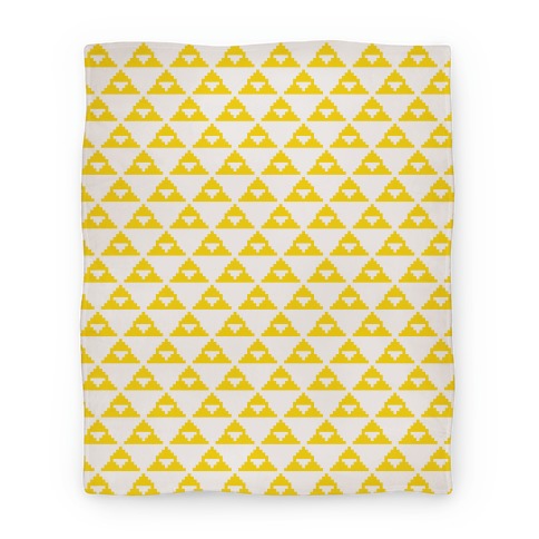 Pixel Triforce Blanket Blanket