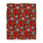 Slashers Pixel Pattern Blanket