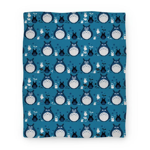 Totoro Pattern Blanket Blanket