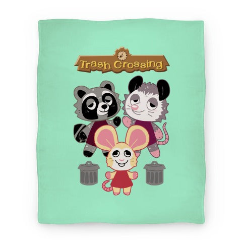 Trash Crossing Blanket