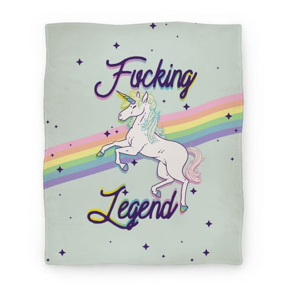 Fucking Legend (Unicorn) Blanket