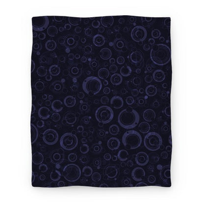 Gallifreyan Text Pattern Blanket