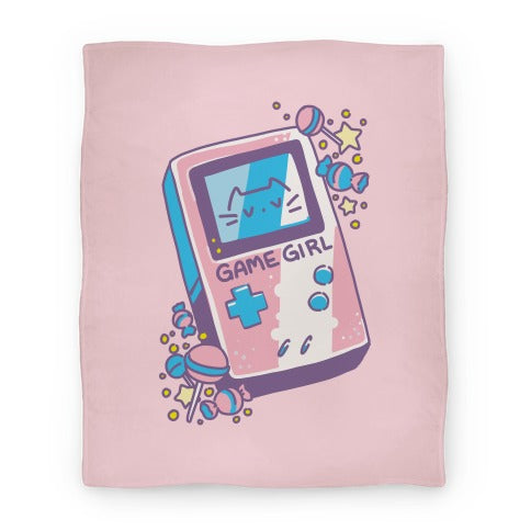 Game Girl - Trans Pride Blanket