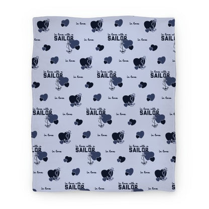 In Love with a Sailor Blanket