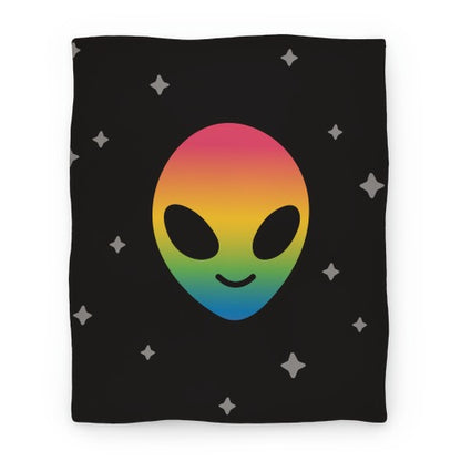 Rainbow Alien Blanket