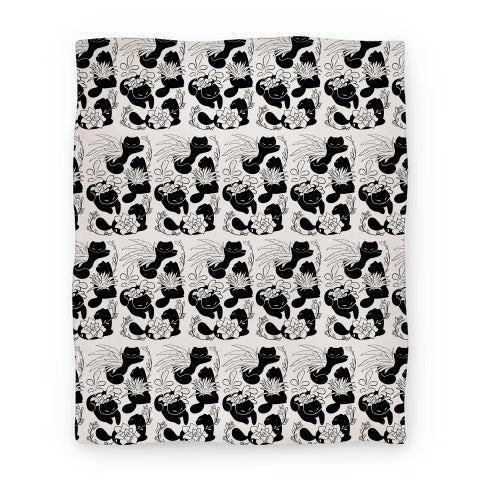 Succulent Cats Blanket