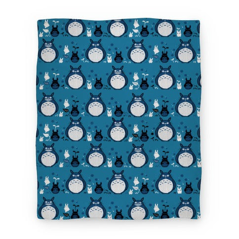 Totoro Pattern Blanket Blanket