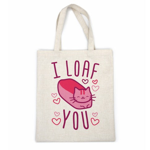 I Loaf You Cat Casual Tote