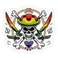 Be Gay Do Crime Pirates Die Cut Sticker