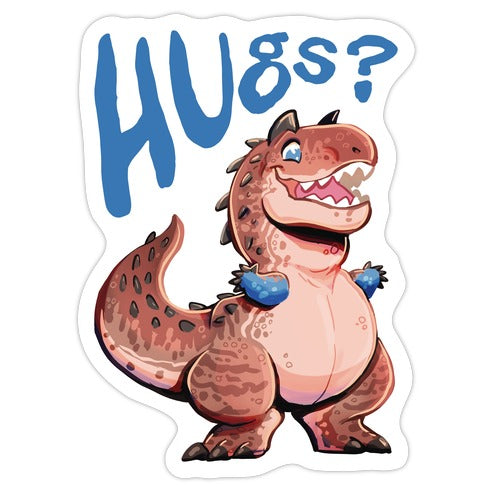 Carno Hugs Die Cut Sticker