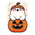 Cute Halloween Seal Die Cut Sticker