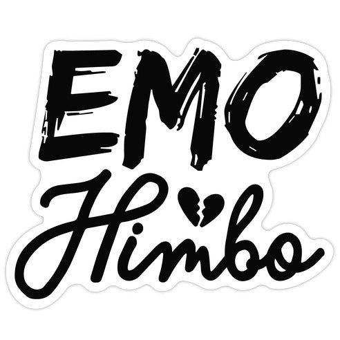 Emo Himbo Die Cut Sticker