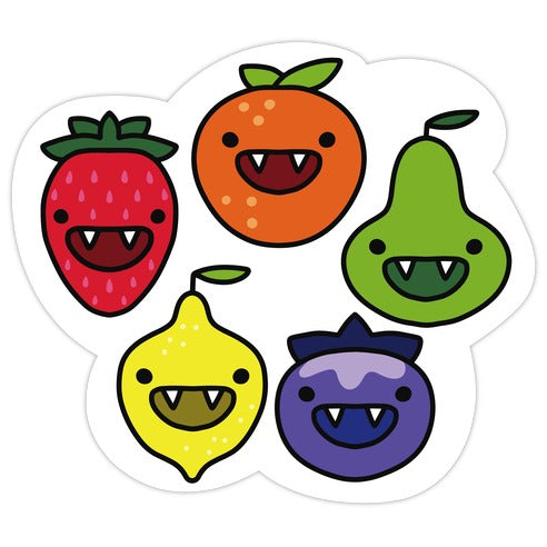 Feeling Berry Scary Die Cut Sticker