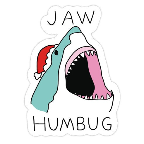 Jaw Humbug Die Cut Sticker
