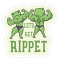 Let's Get Rippet Die Cut Sticker