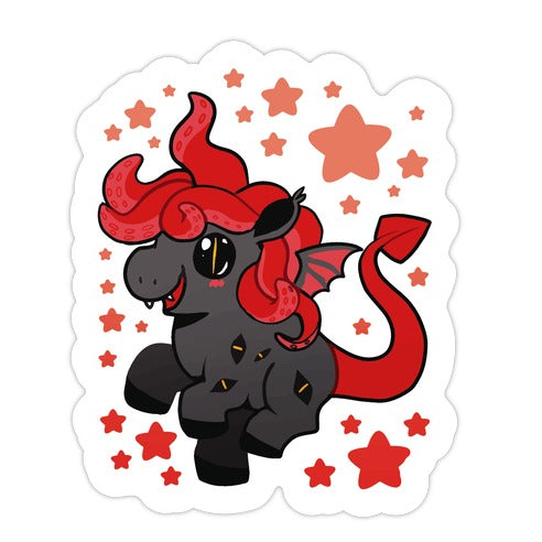 Necronomicorn Die Cut Sticker