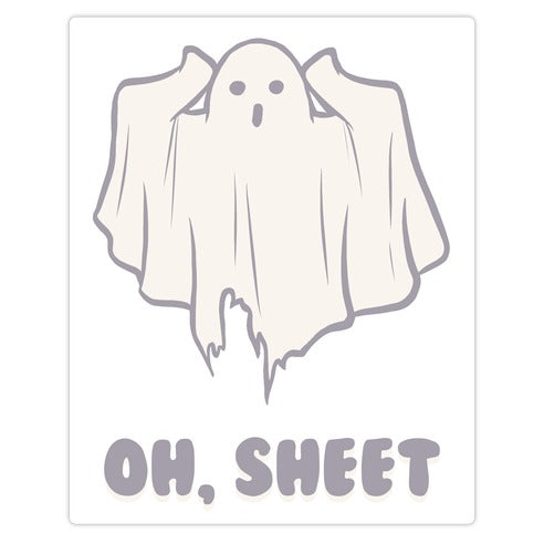 Oh, Sheet Die Cut Sticker