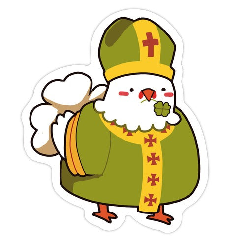 Saint Patchick Die Cut Sticker