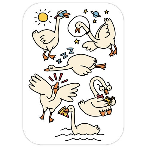 Silly Goose Studies Die Cut Sticker