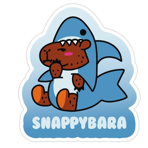 Snappybara Die Cut Sticker | LookHUMAN