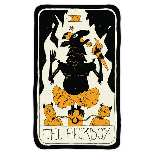 The Heckboy Tarot Card Die Cut Sticker