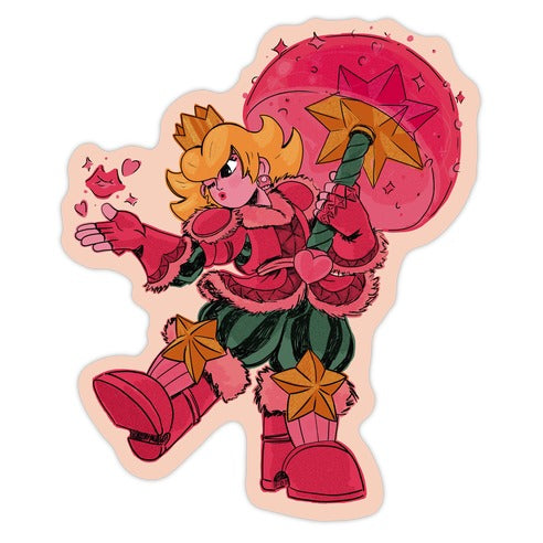 Toadstool Cleric  Die Cut Sticker