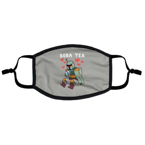 Boba Fett Tea Flat Face Mask