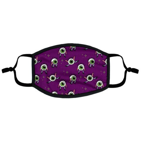 Eye Monster Pattern Flat Face Mask