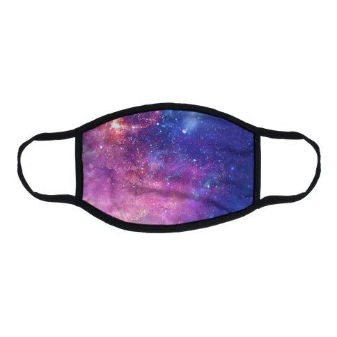 Galaxy Flat Face Mask