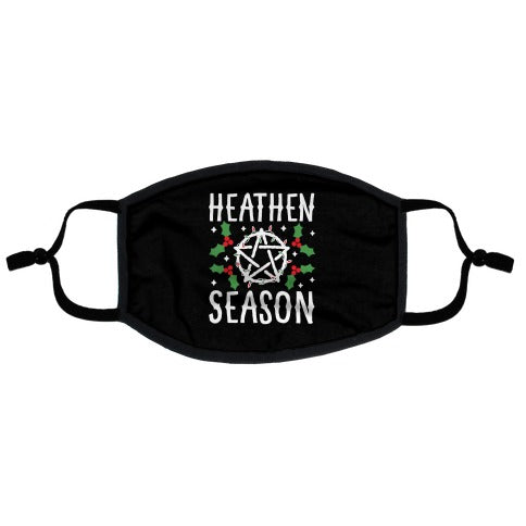 Heathen Season Christmas Flat Face Mask
